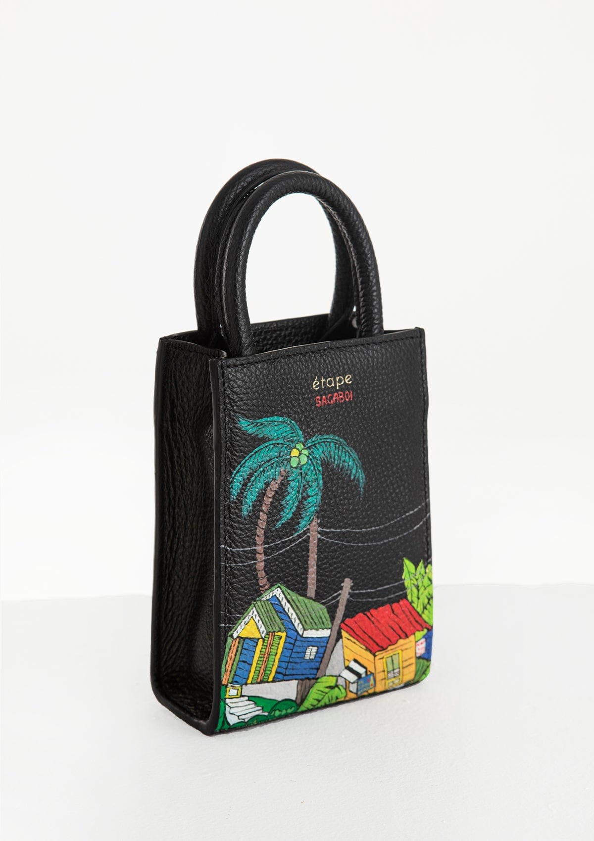 Сумка шкіряна Ètape X Sagaboy MIMI BAG Paint Black