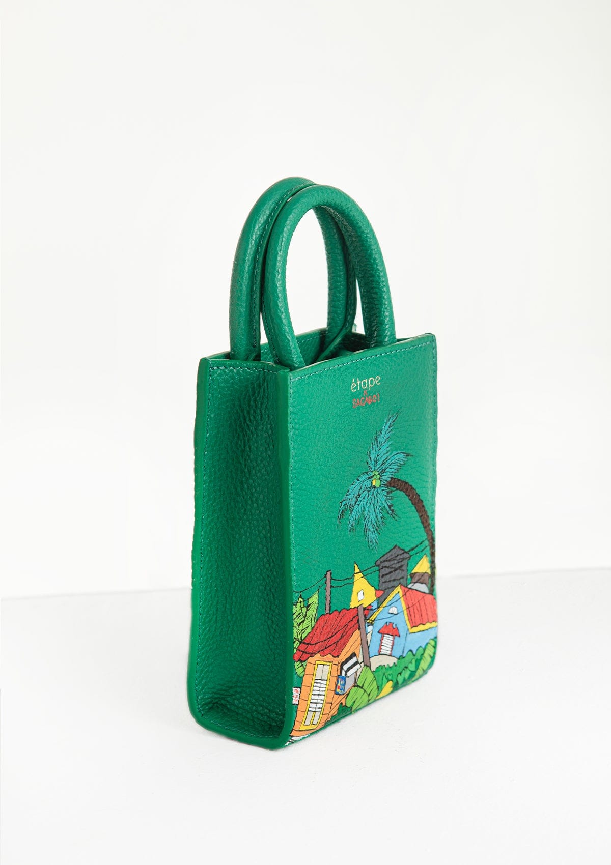 Сумка шкіряна Ètape X Sagaboy MIMI BAG Paint Green