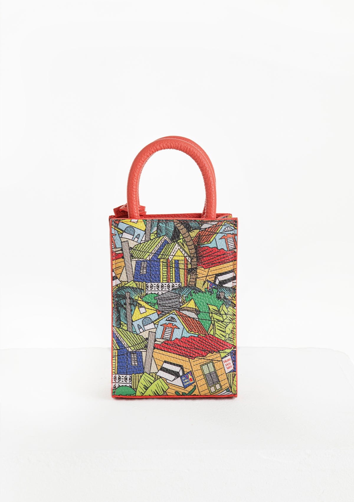 Сумка шкіряна Ètape X Sagaboy MIMI BAG Print Coral