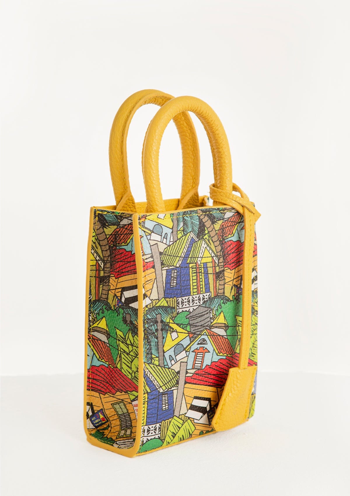 Сумка шкіряна Ètape X Sagaboy MIMI BAG Print Yellow