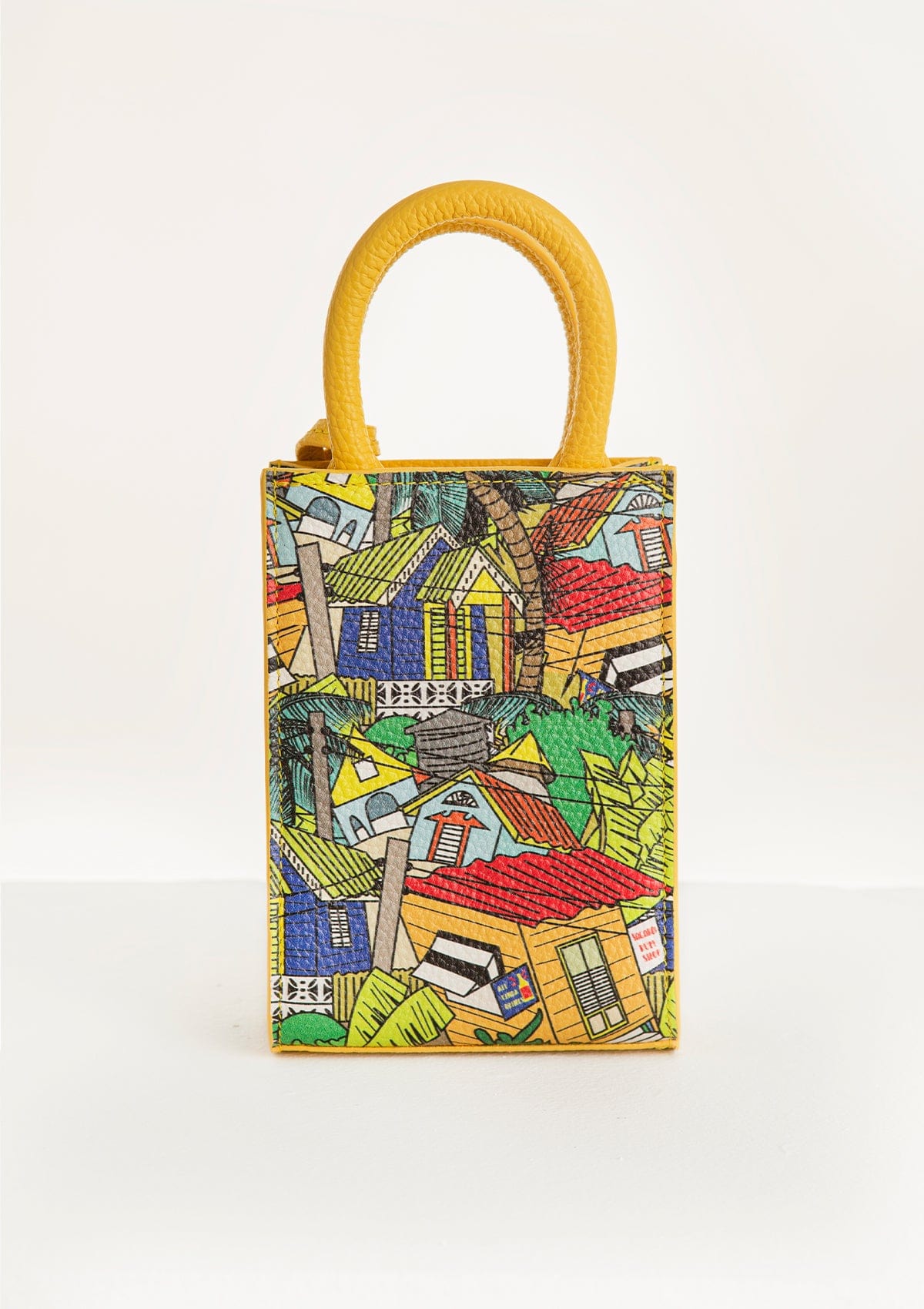 Сумка шкіряна Ètape X Sagaboy MIMI BAG Print Yellow