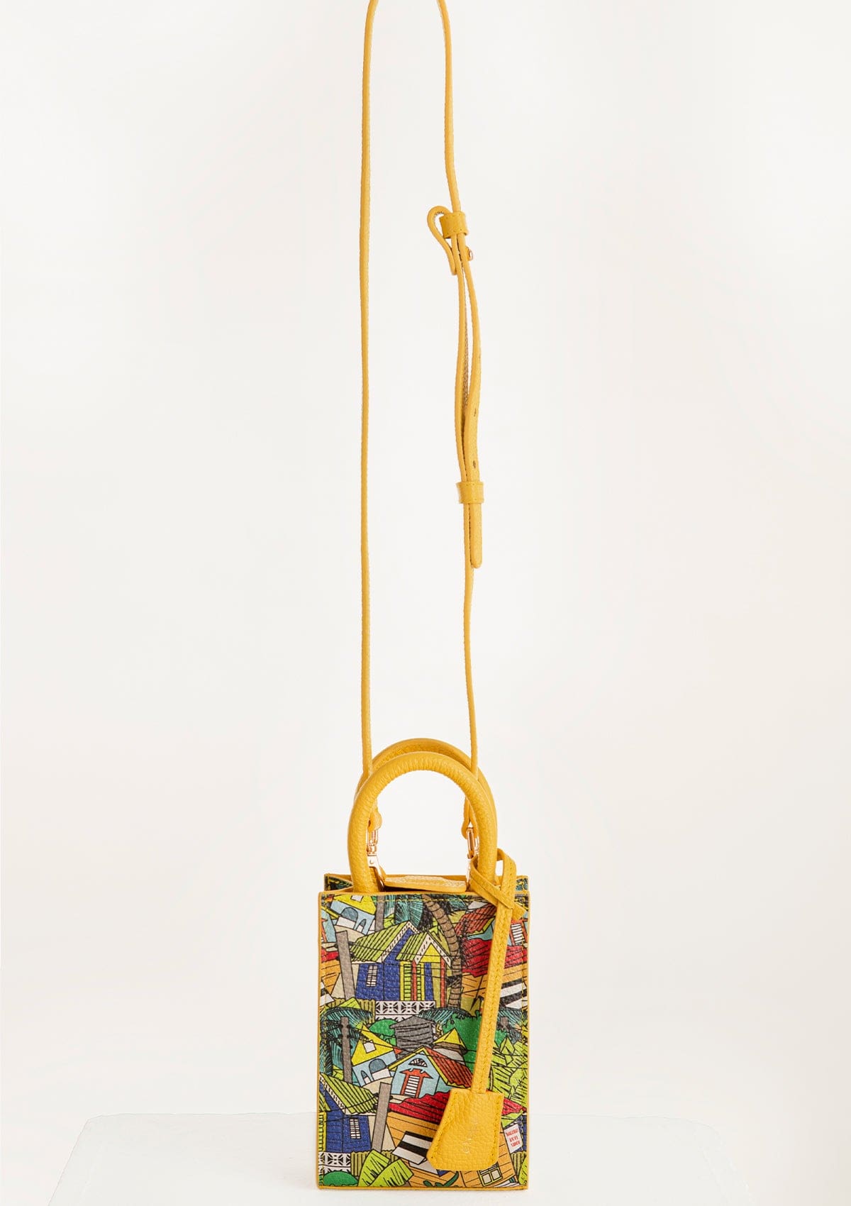 Сумка шкіряна Ètape X Sagaboy MIMI BAG Print Yellow