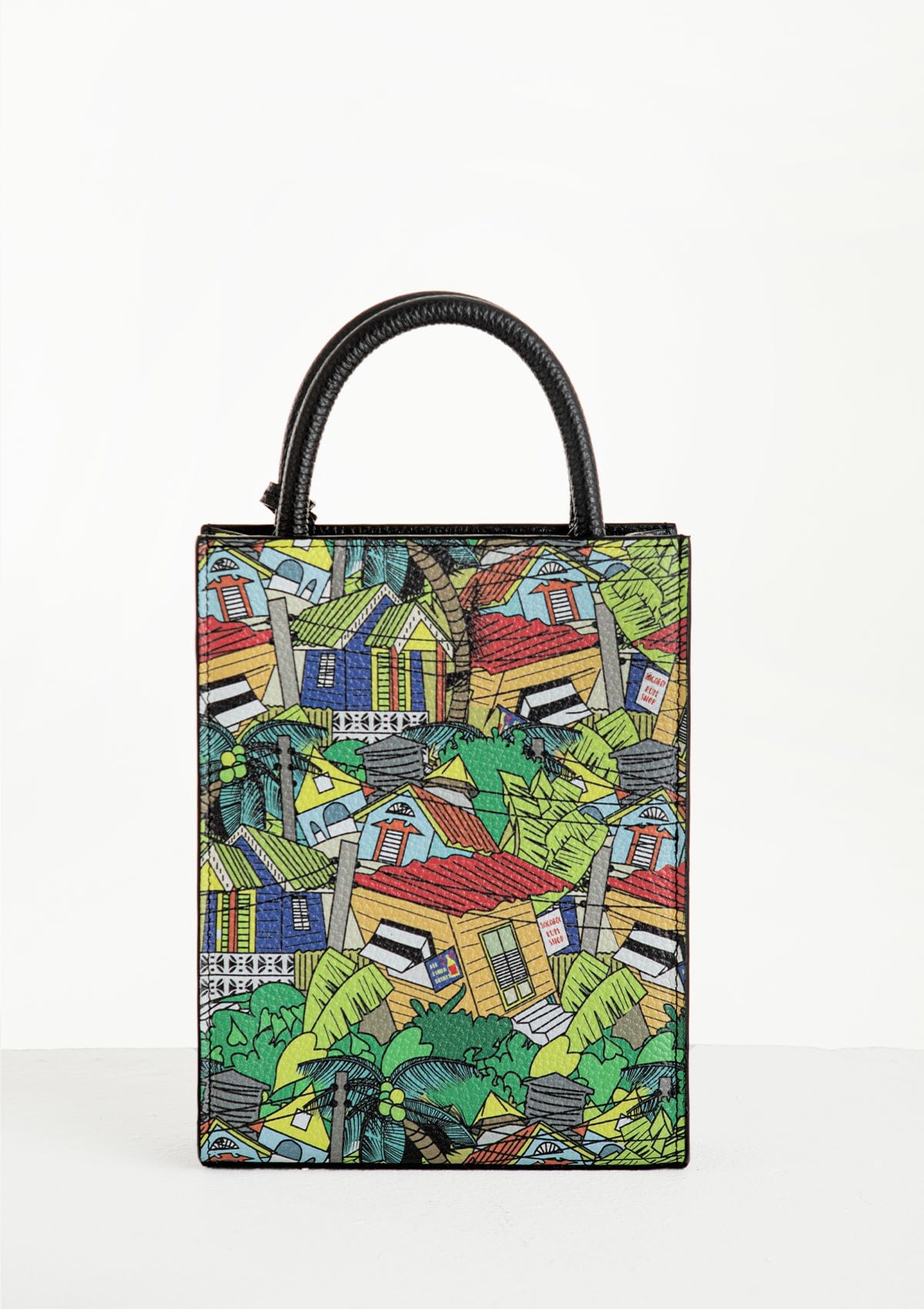 Сумка шкіряна Ètape X Sagaboy TOY BAG Print Black