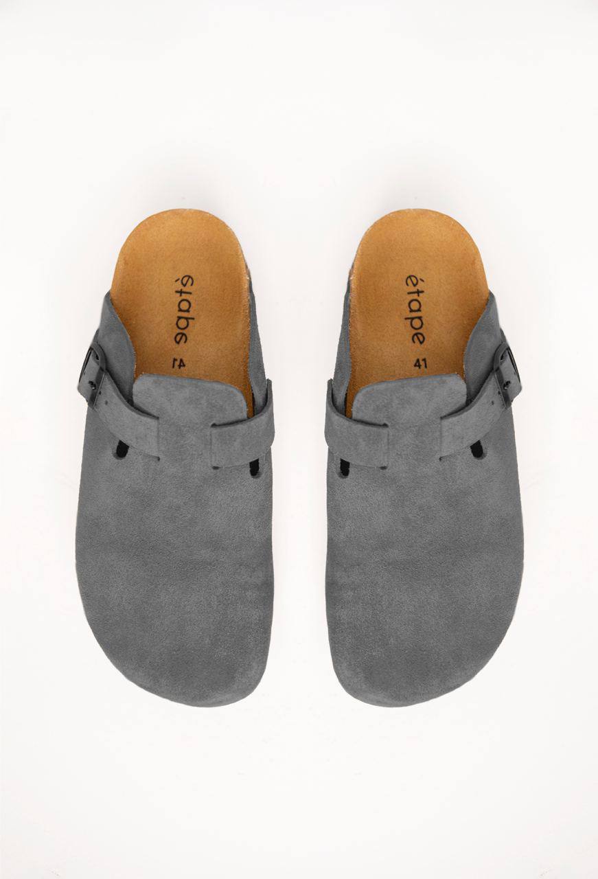 Клоги з замшi Etape Suede Grey