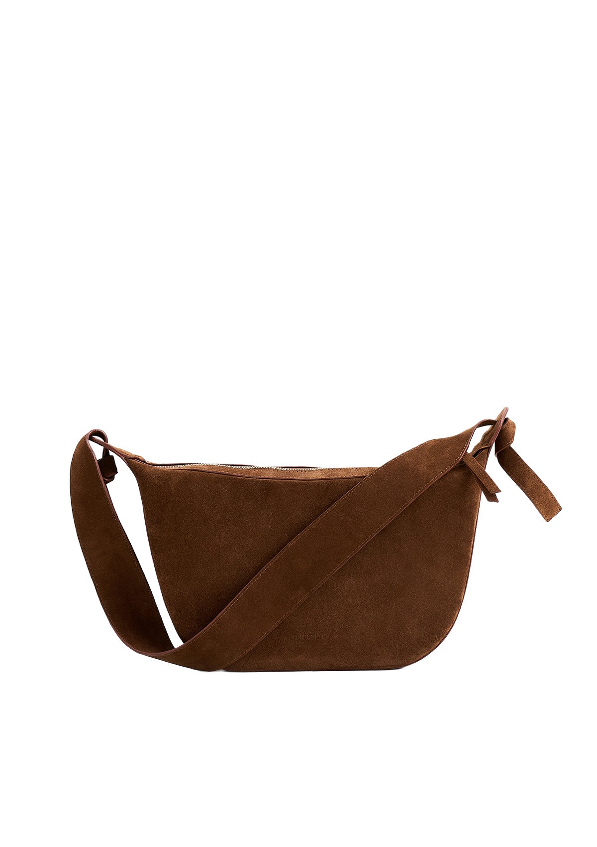 Сумка замшева Etape Croissant Grande Chocolate Suede