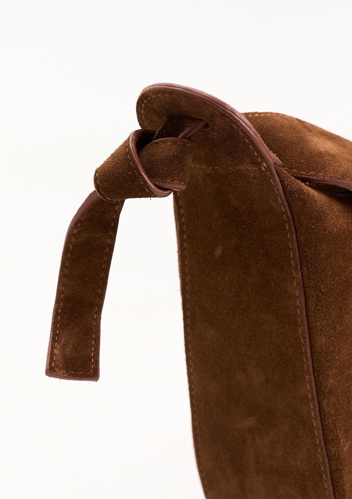 Сумка замшева Etape Croissant Grande Chocolate Suede
