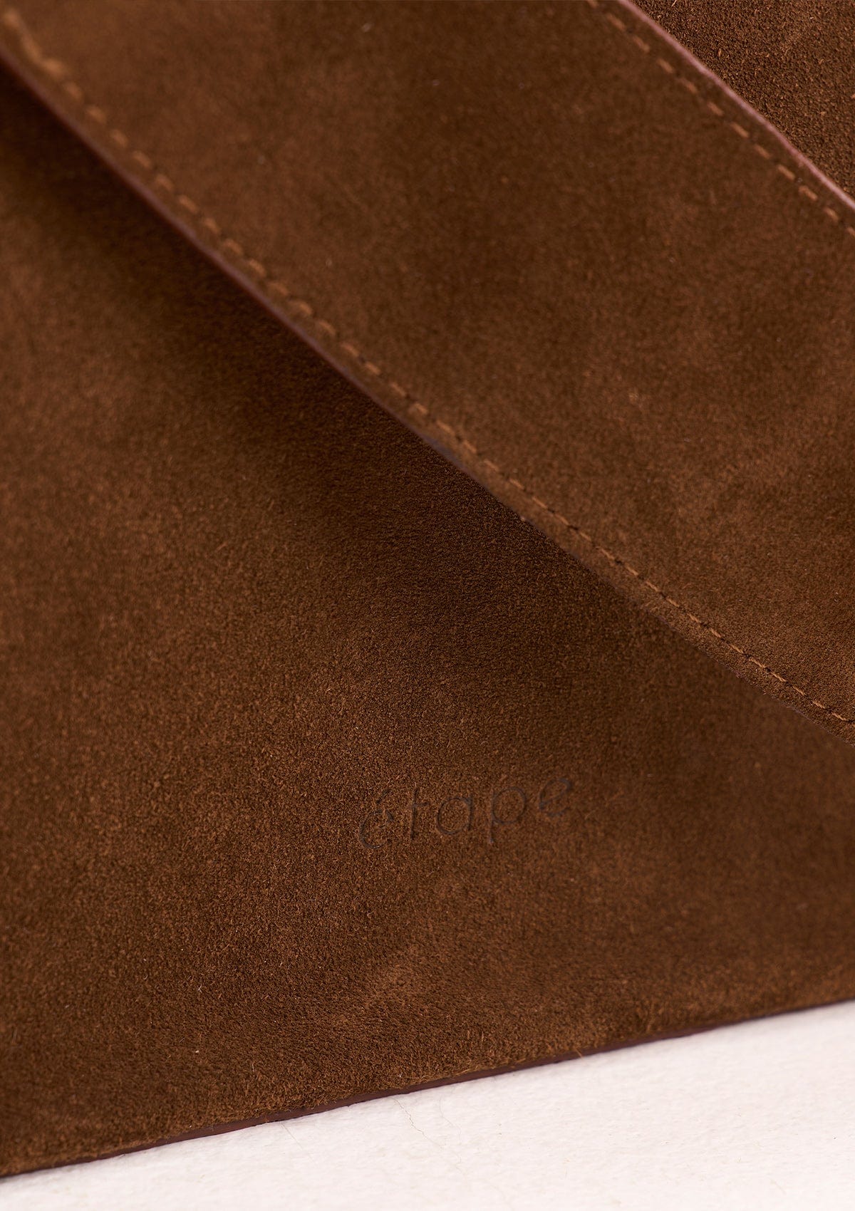 Сумка замшева Etape Croissant Grande Chocolate Suede