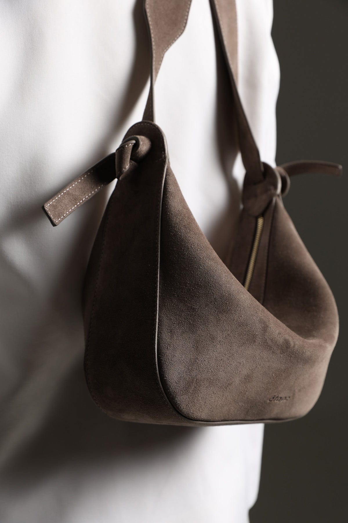 Сумка замшева Etape Croissant Grande Truffle Suede