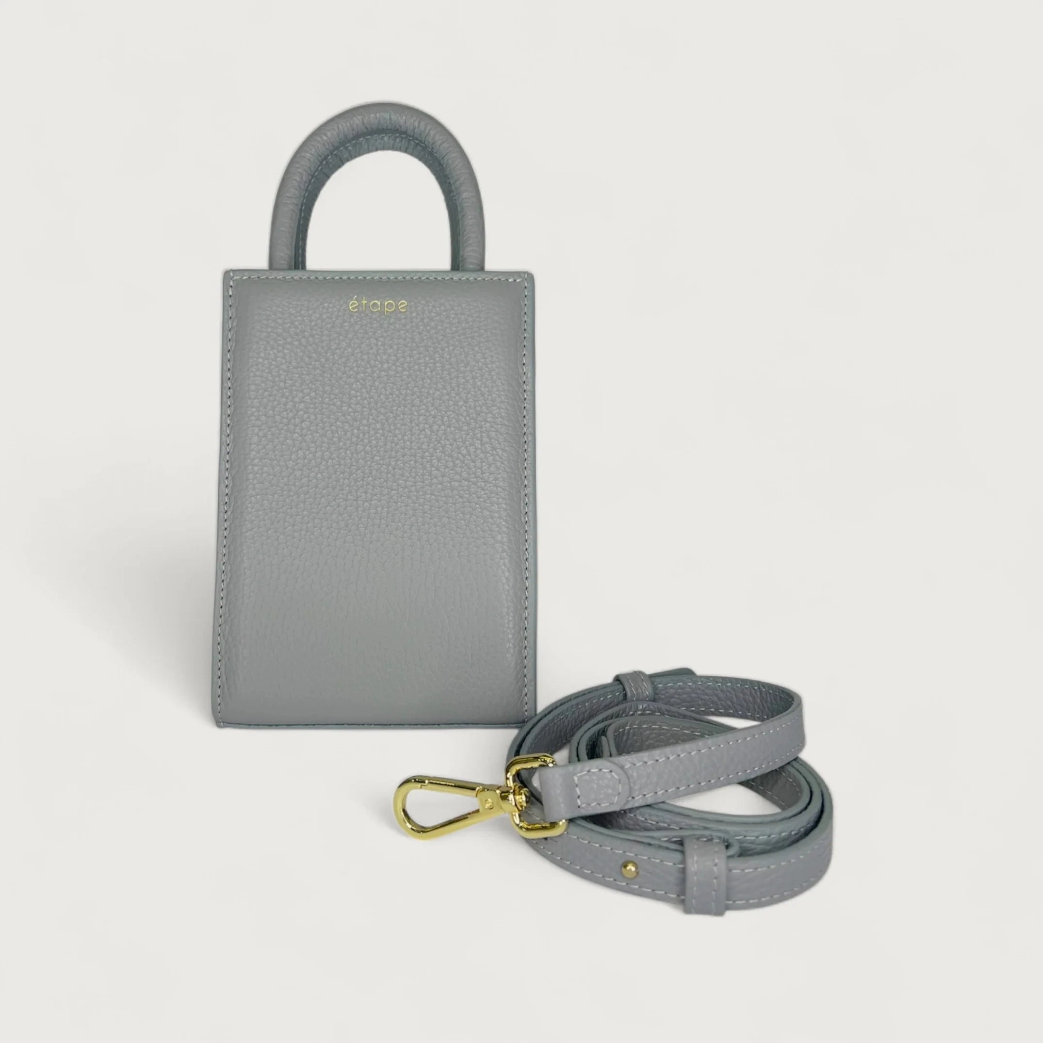 Сумка шкіряна Etape MIMI BAG Grey Сірий