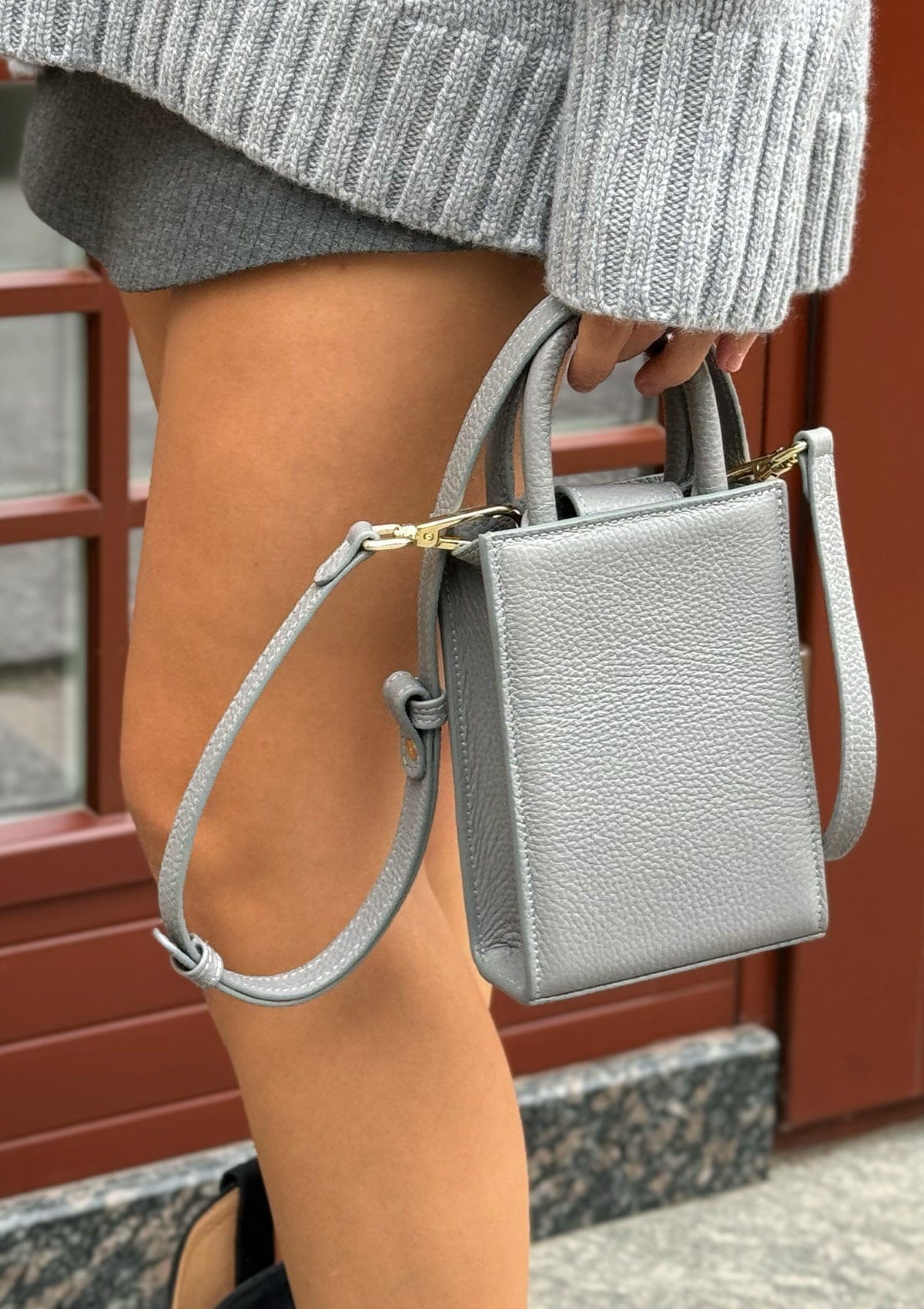 Сумка шкіряна Etape MIMI BAG Grey Сірий