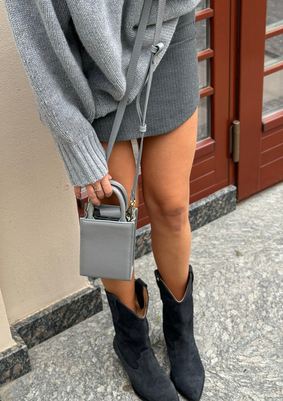 Сумка шкіряна Etape MIMI BAG Grey Сірий