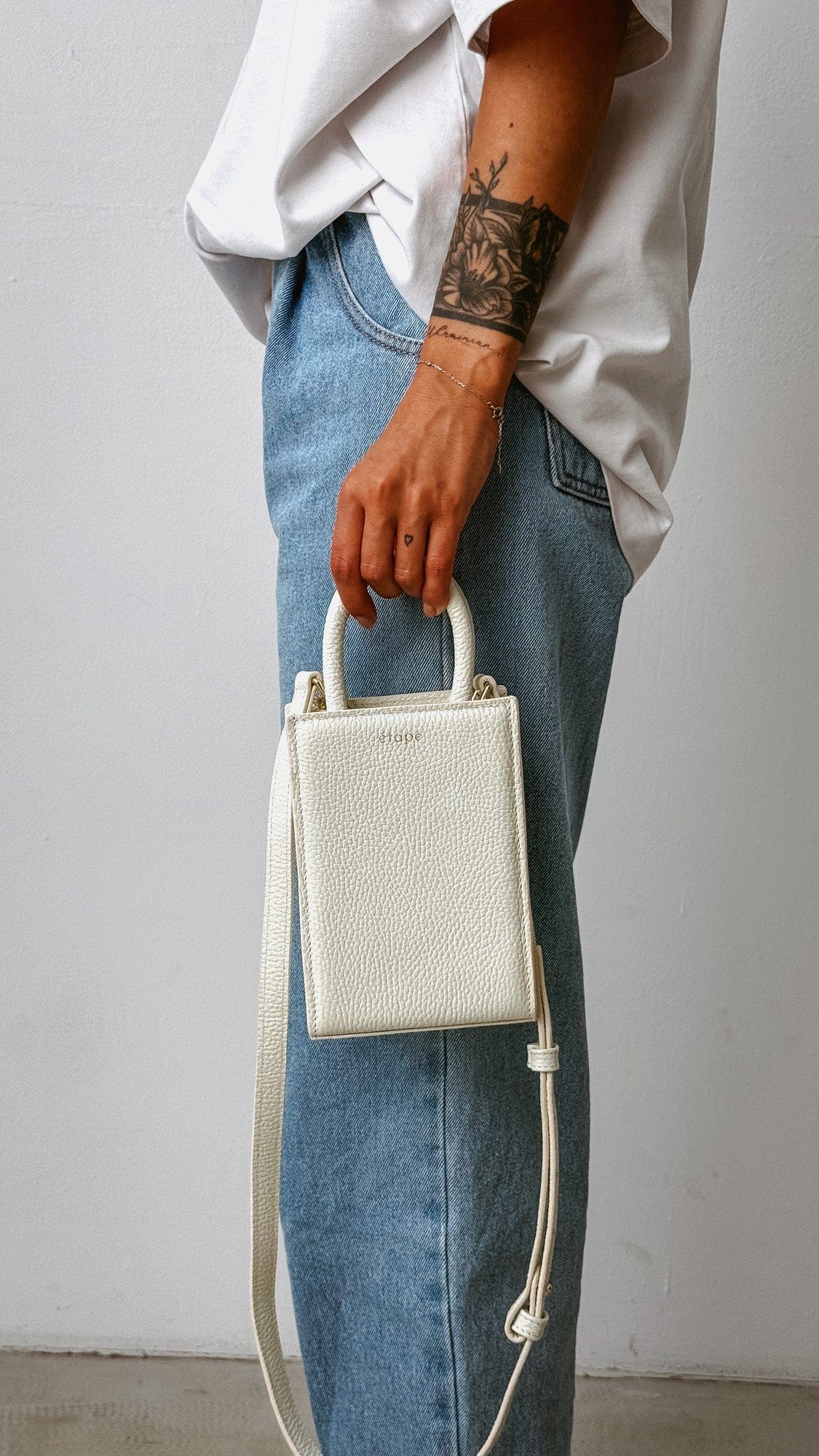 Сумка шкіряна Etape MIMI BAG White Білий