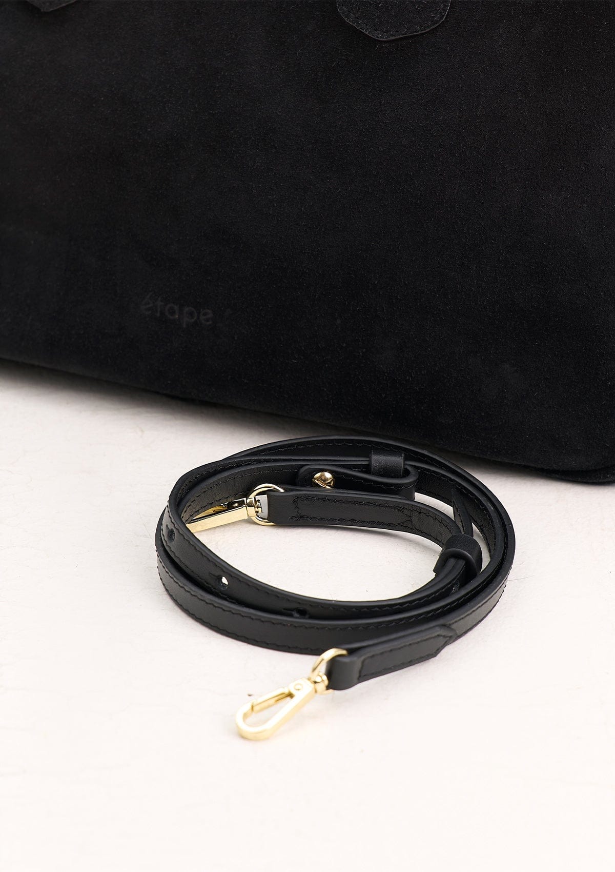 Сумка замшева Etape Roma Black Suede