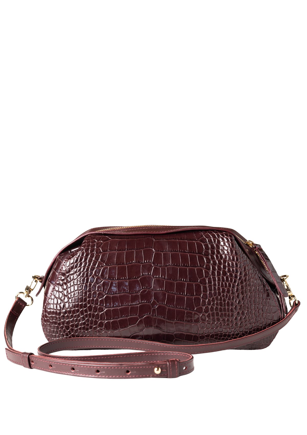 Сумка шкіряна Etape Venice Crocco Burgundy