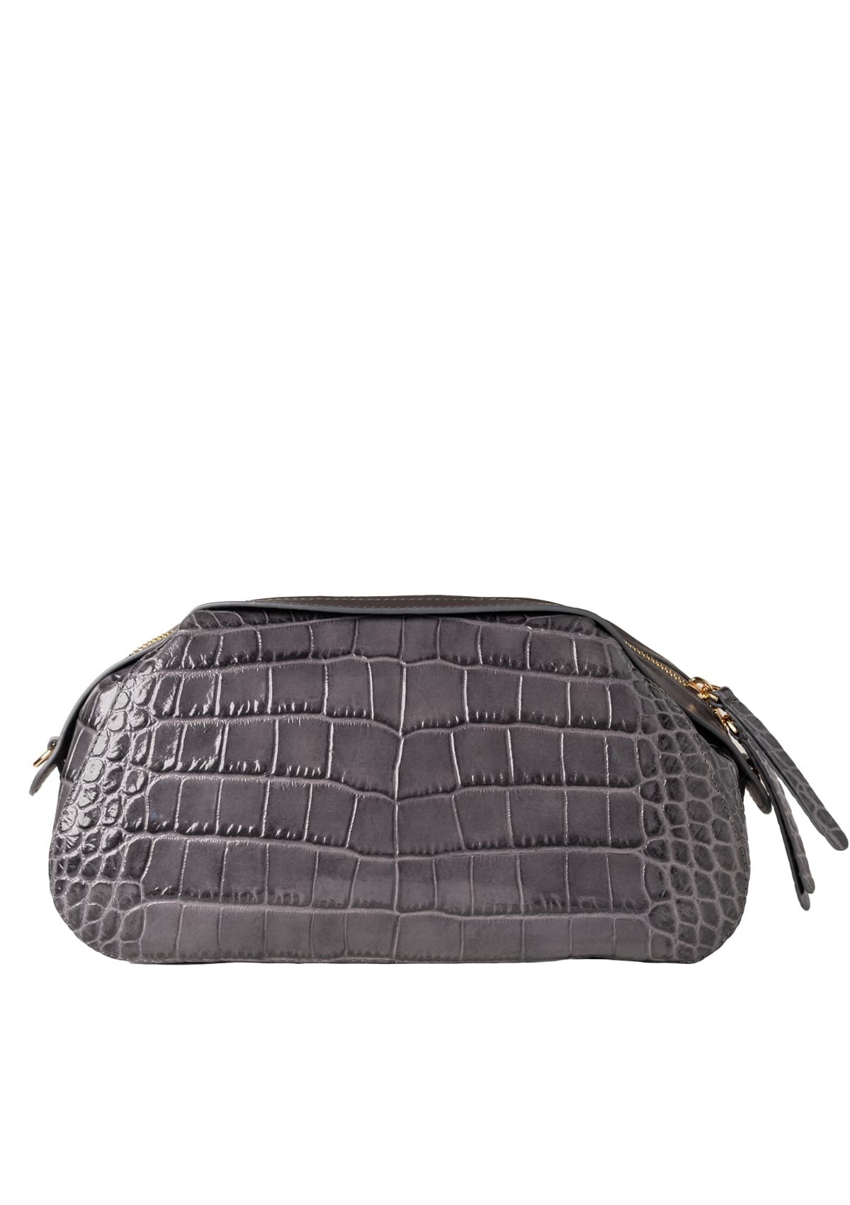 Сумка шкіряна Etape Venice Crocco Grigio
