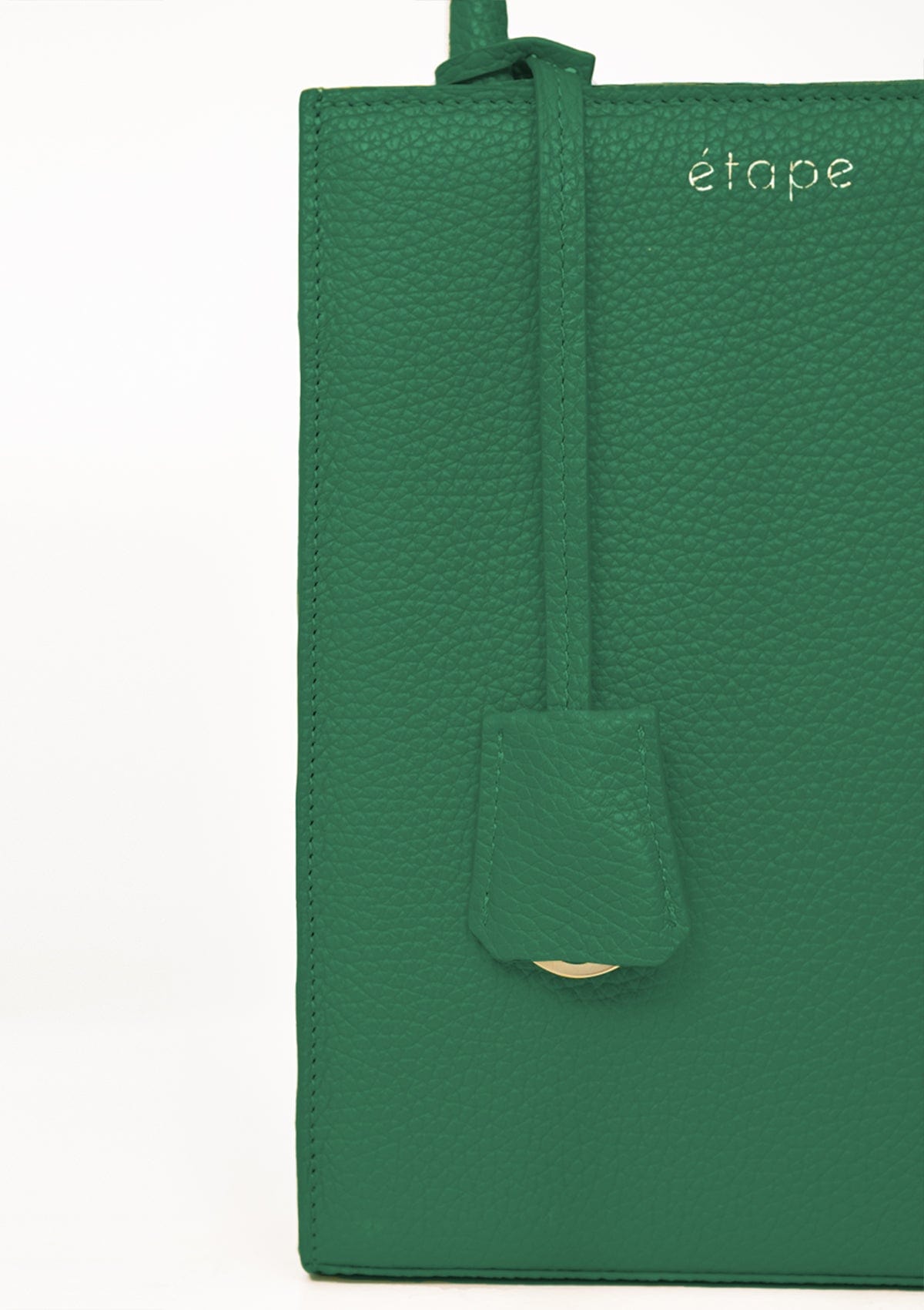 Сумка шкіряна Ètape X Sagaboi Hand Painted Green MINI Bag