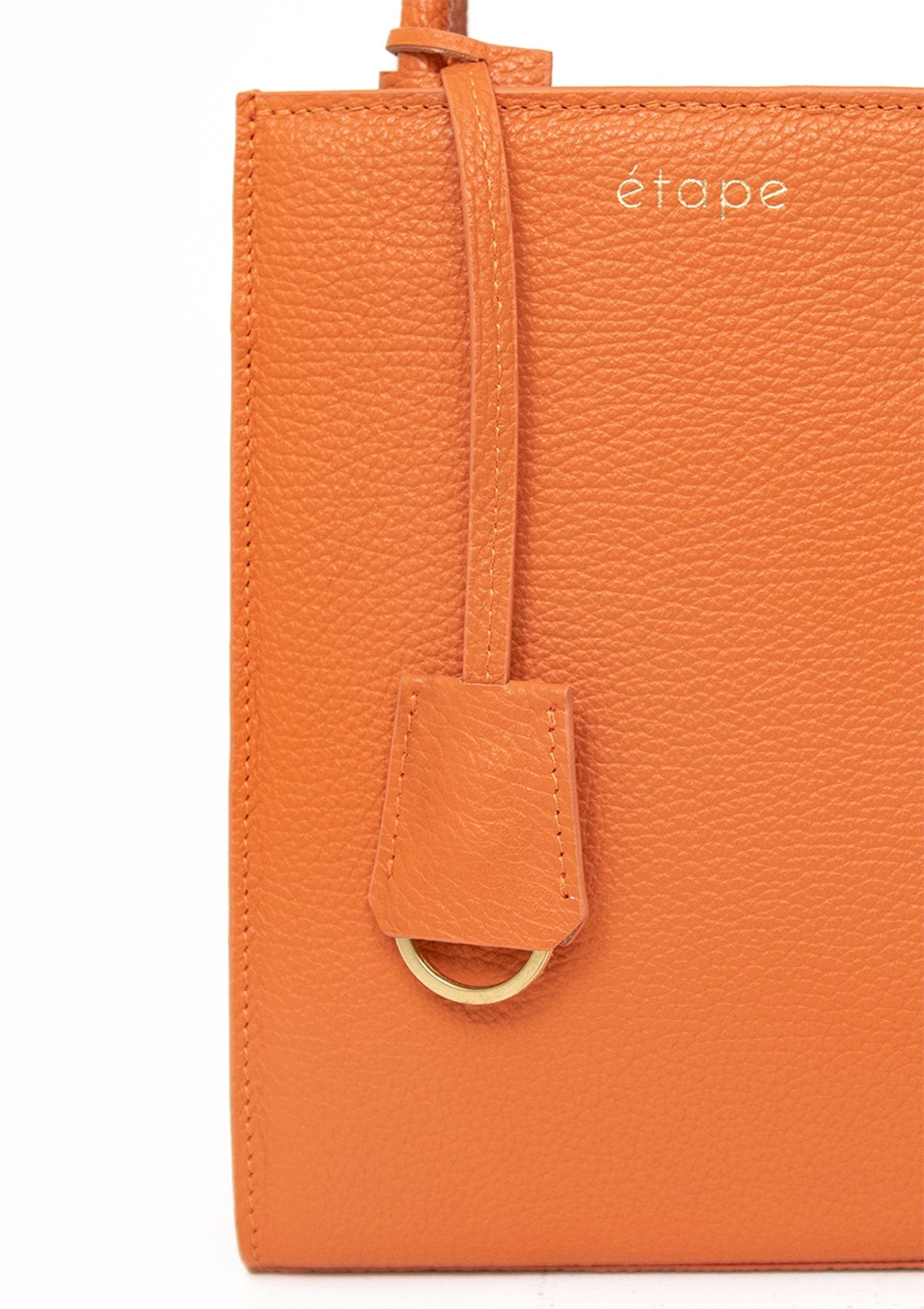Сумка шкіряна Ètape X Sagaboi Hand Painted Orange MINI Bag
